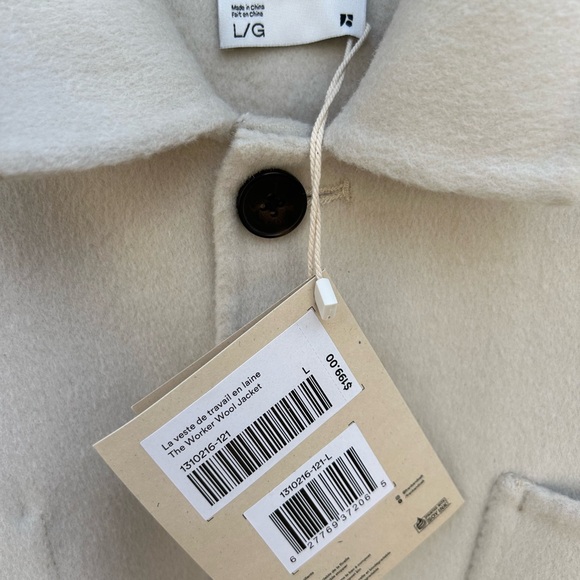 NWT Frank And Oak The Worker Wool Jacket - Picture 6 of 6